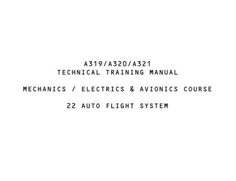 a319 a320 a321 technical training manual mechanics Ebook Doc